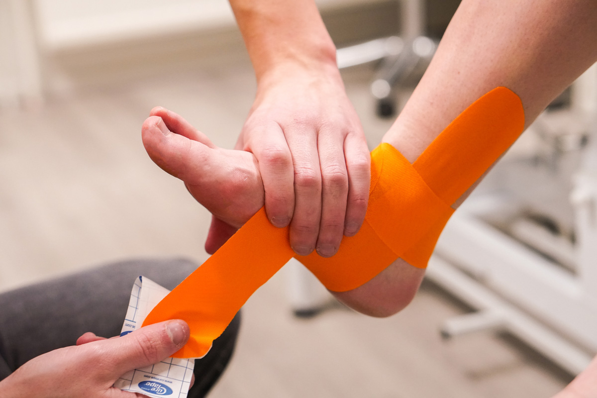 kinesio taping blessures
